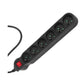 Power Socket - 6 Sockets with Switch MacLean MCE225 2300 W (1,5 m)