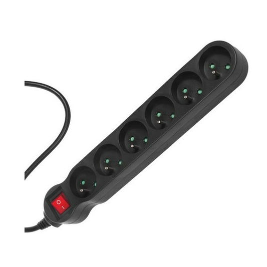 Power Socket - 6 Sockets with Switch MacLean MCE225 2300 W (1,5 m)