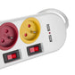 4-socket plugboard with power switch MacLean MCE229W (1,5 m)