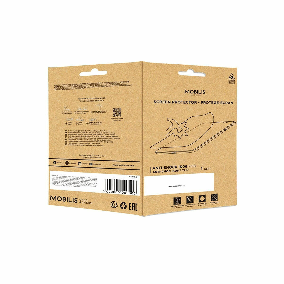 Tablet Screen Protector Mobilis 036258 Microsoft Windows