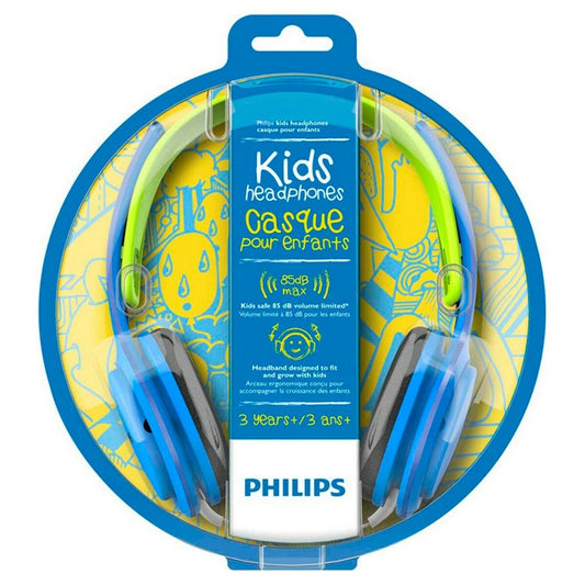 Headphones with Headband Philips SHK2000BL (3.5 mm) Blue With cable For boys