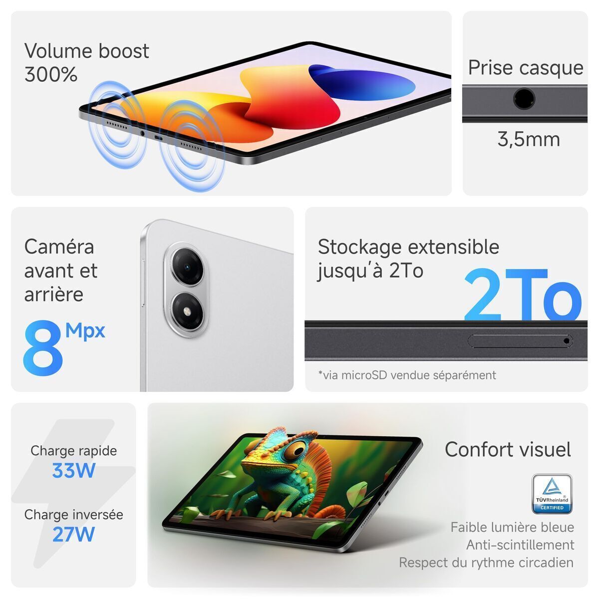 Tablet Xiaomi 25099RP13G 12,1" Octa Core 6 GB RAM 128 GB Grey