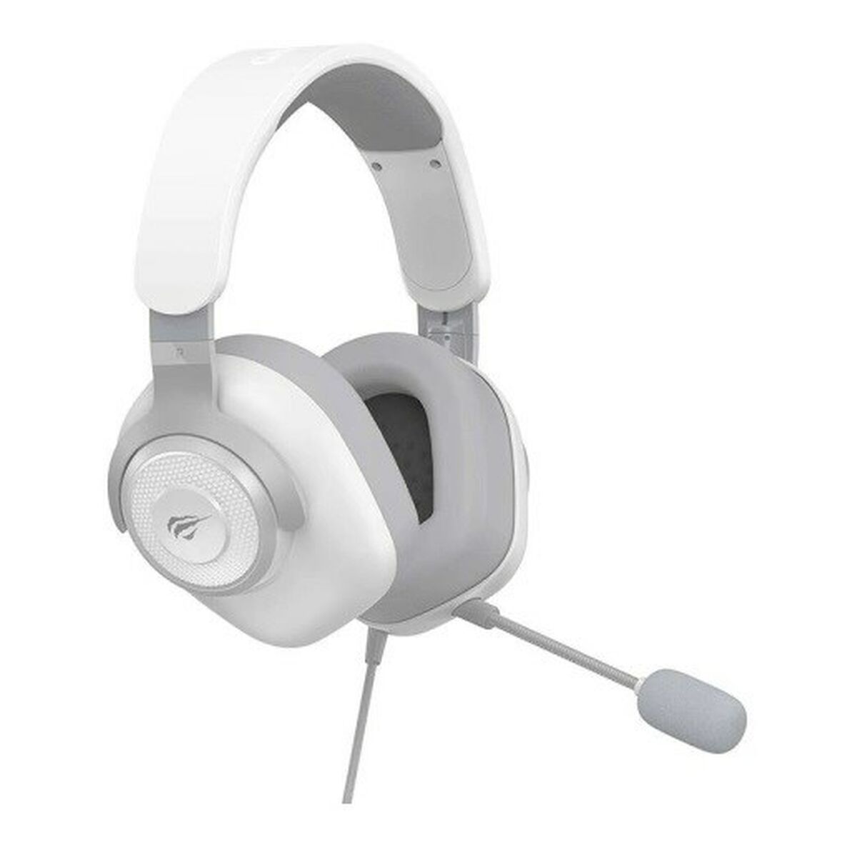 Gaming Earpiece with Microphone Havit H2230d White Grey