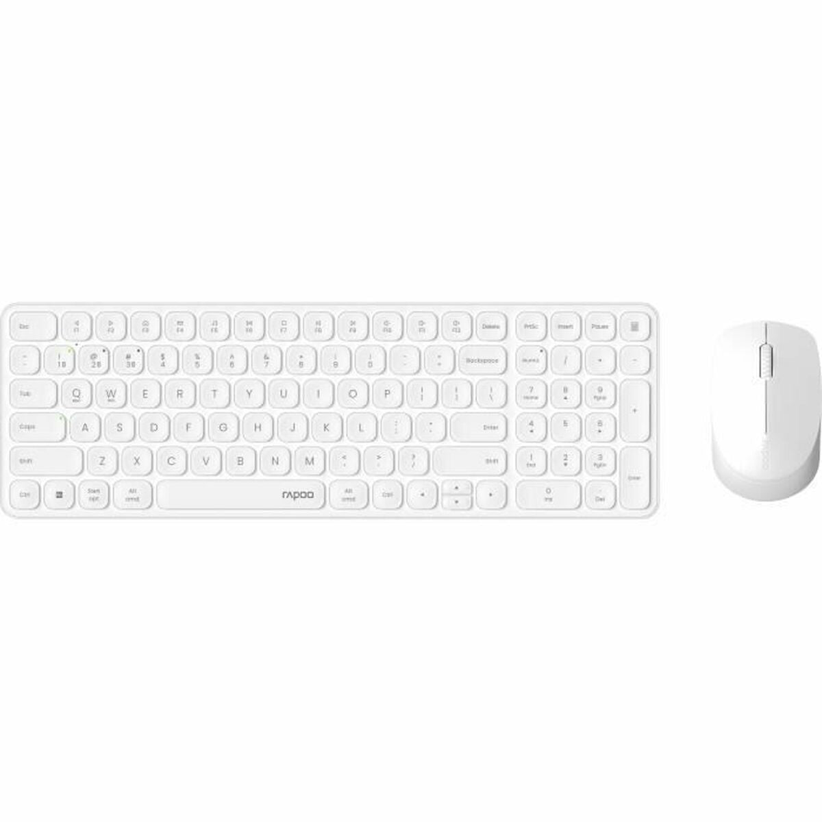 Keyboard and Mouse Rapoo 9310M White AZERTY