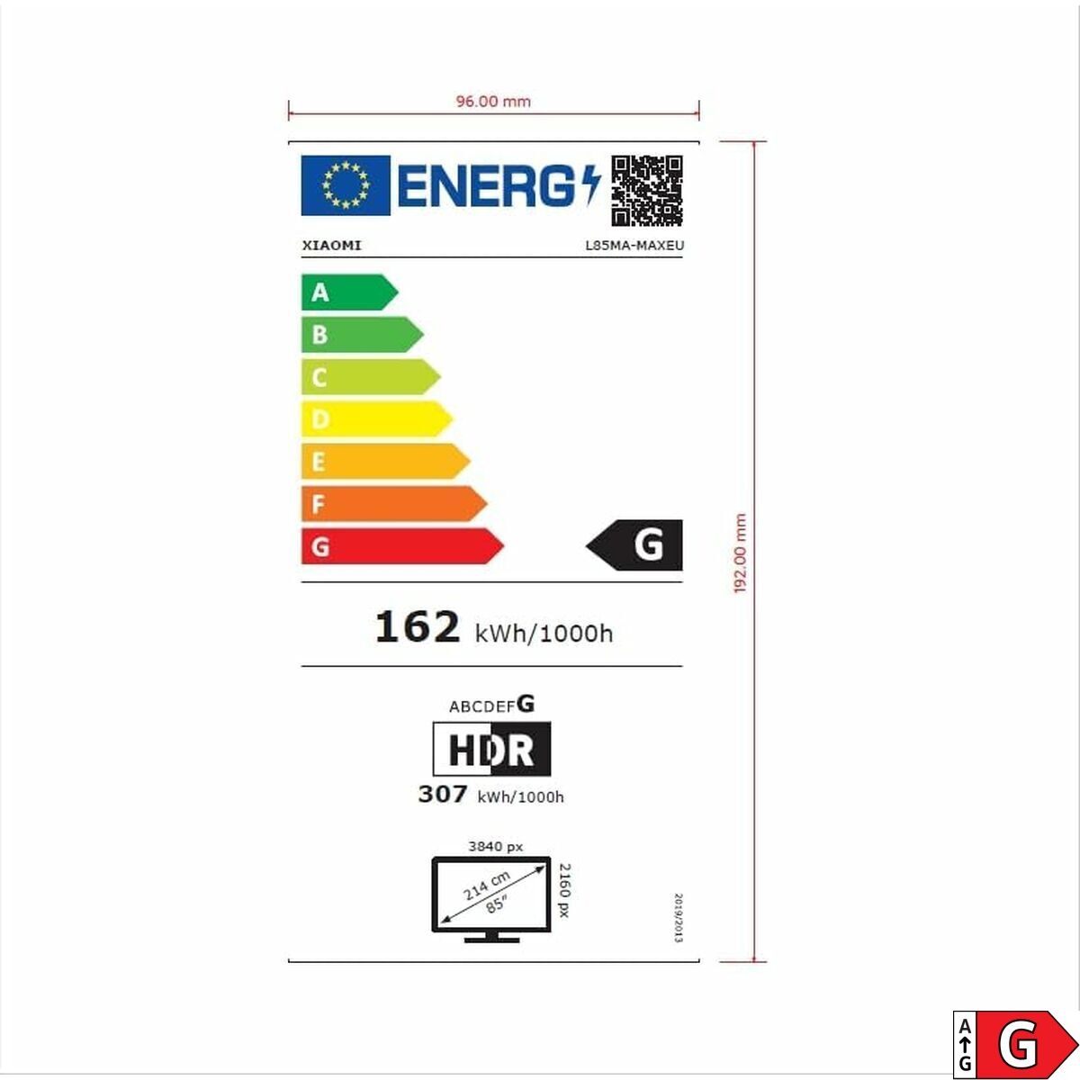 Smart TV Xiaomi ELA5730EU 4K Ultra HD QLED 85"