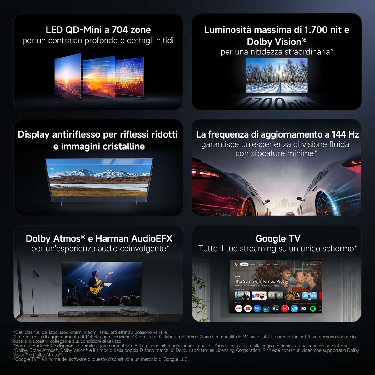 Smart TV Xiaomi ELA6336EU 4K Ultra HD QLED
