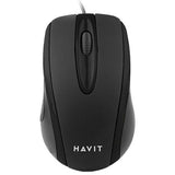 Mouse Havit HV-MS753 Black Printed 1000 dpi