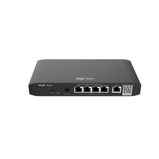 Router Ruijie RG-EG105G-P-V3 Black RJ45 Ethernet LAN PoE x 1
