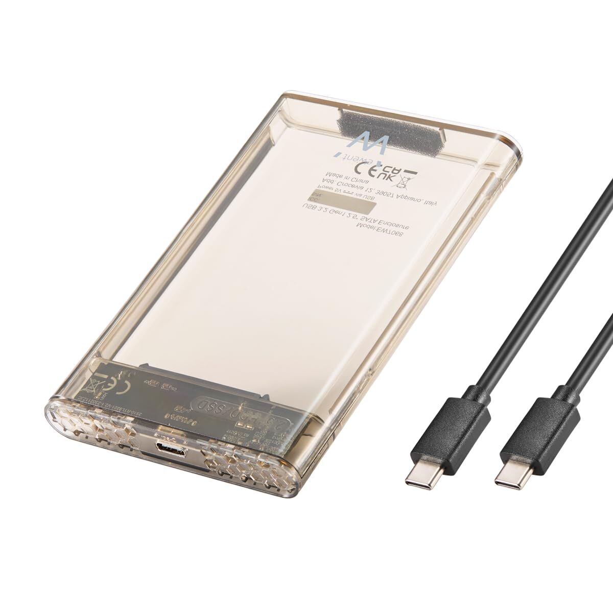 External Hard Drive Ewent ew7068 Transparent 2,5"
