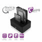 Dual Dock Station Ewent AAACET0186 Dual 2.5"-3.5" USB 3.1 ABS Black
