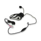 Headphones with Microphone Ewent EW3562 Black Black/Silver