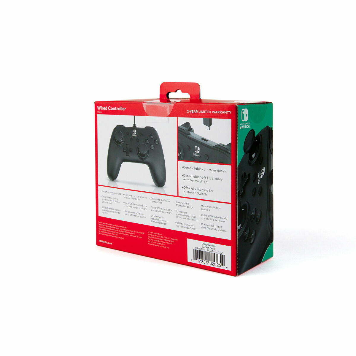 Remote control Powera 1511370 Black