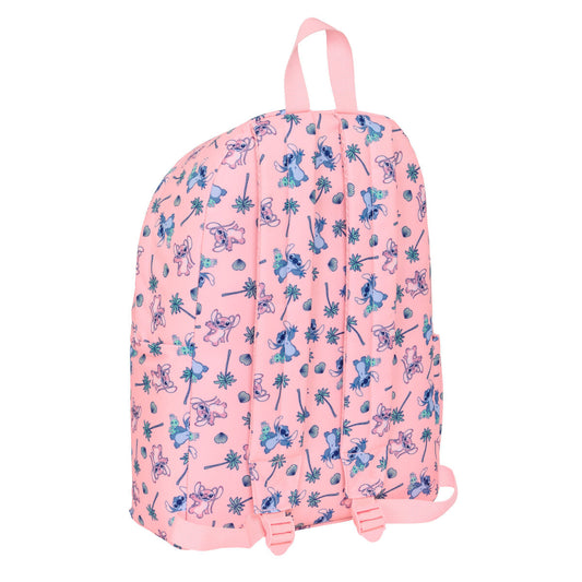 Laptop Backpack Lilo & Stitch Beach Pink