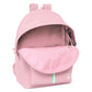 Rucksack for Laptop and Tablet with USB Output El Ganso Basics Pink