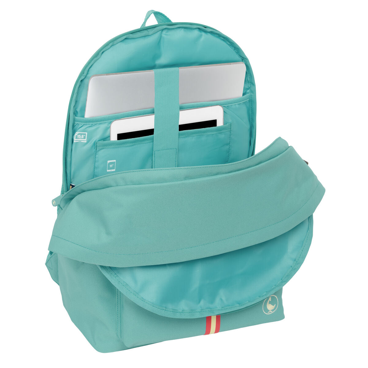Rucksack for Laptop and Tablet with USB Output El Ganso Aquarelle Blue