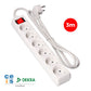 Power Socket - 6 Sockets with Switch EDM 41046 Schuko (3 m)