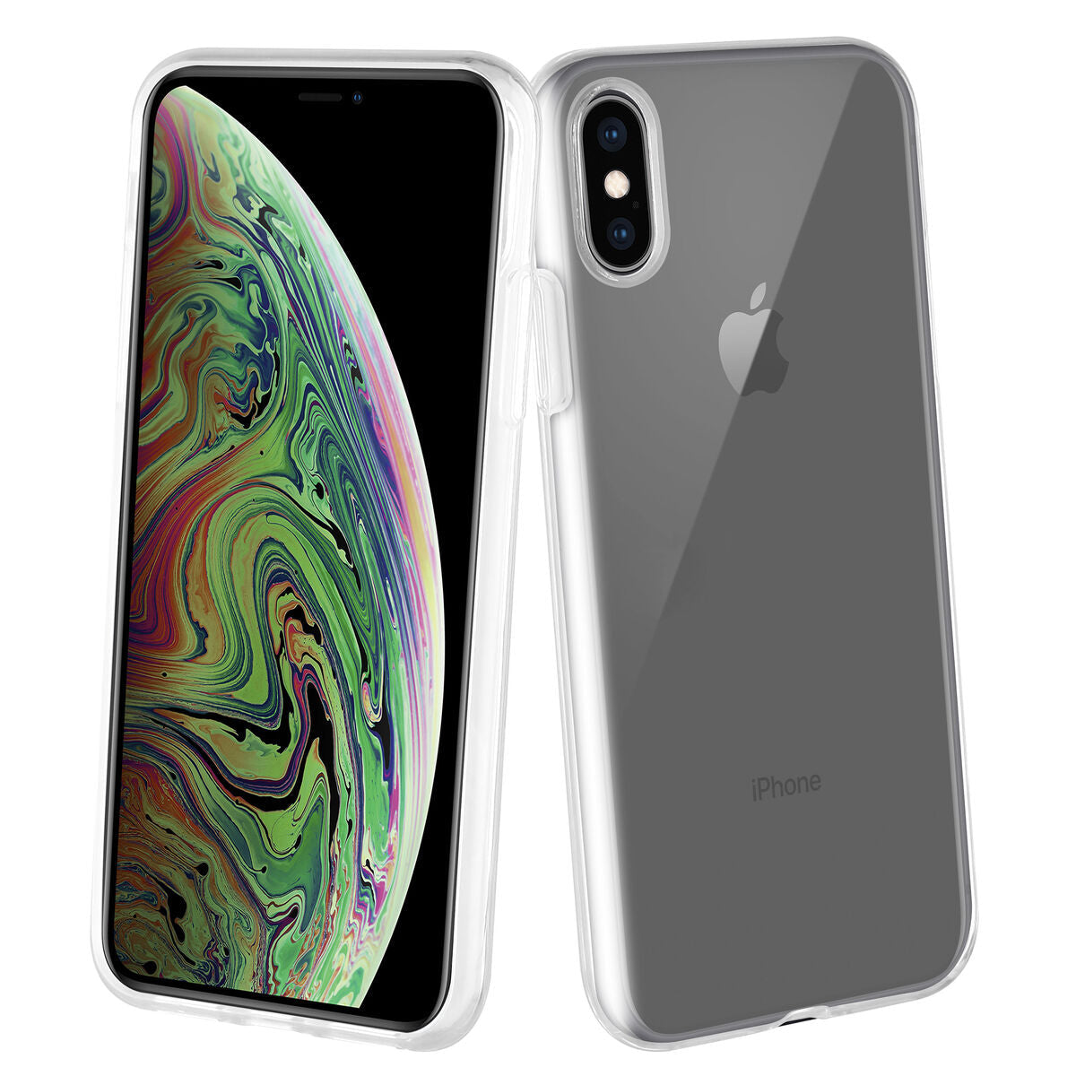 Mobile cover Muvit for Change iPhone X/XS Transparent