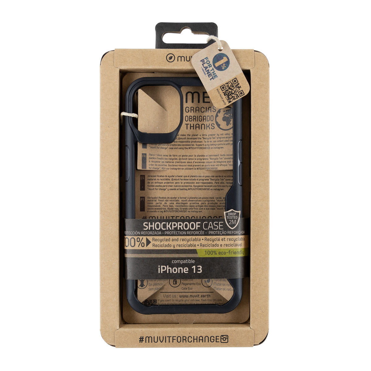 Mobile cover Muvit for Change iPhone 13 iPhone 13