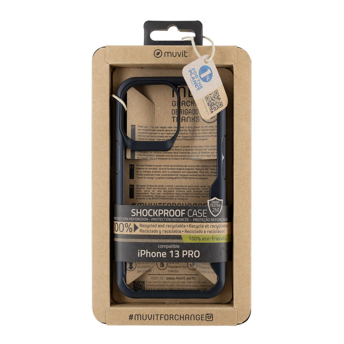 Mobile cover Muvit for Change iPhone 13 Pro