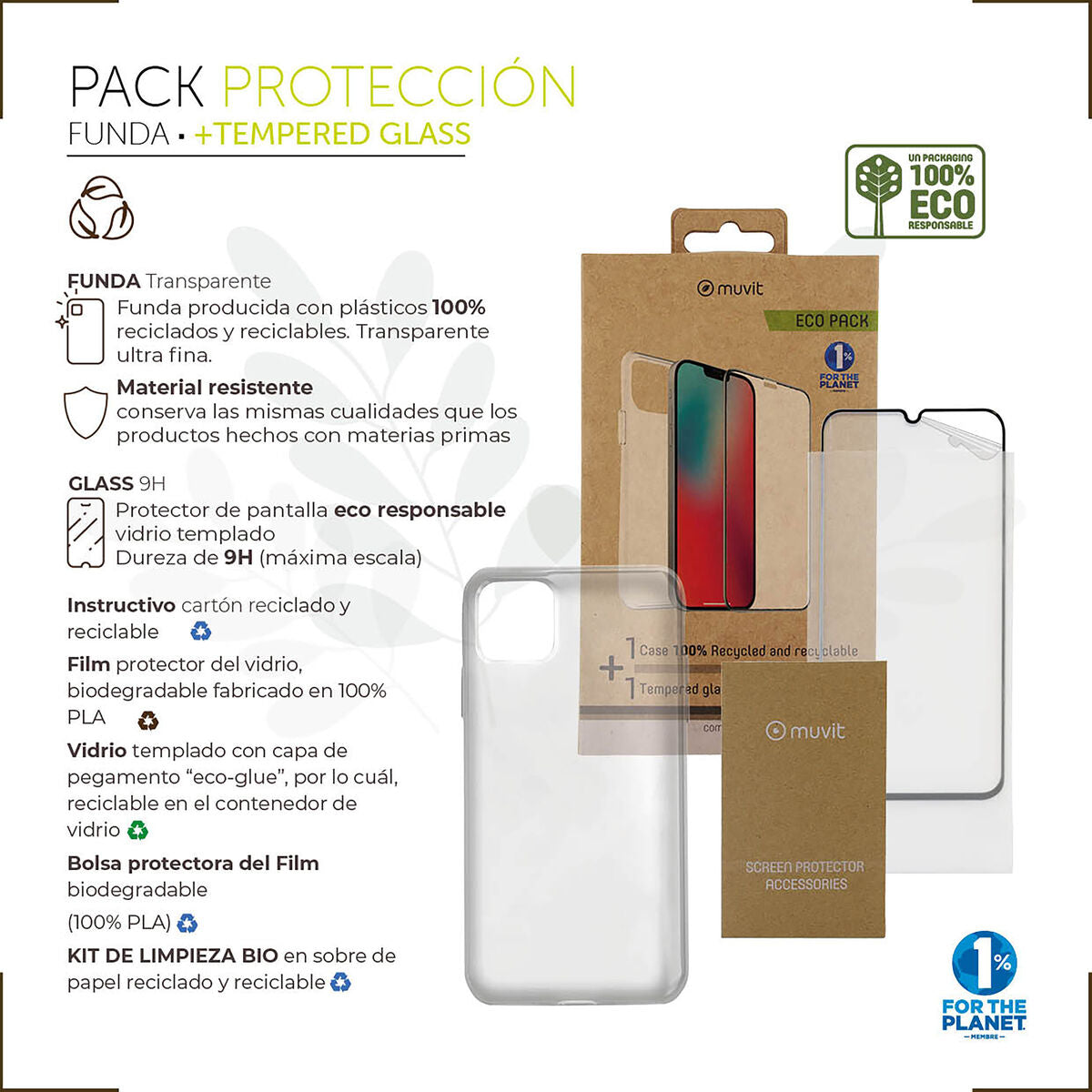 Mobile Case and Protector Muvit for Change iPhone 13 Pro Max