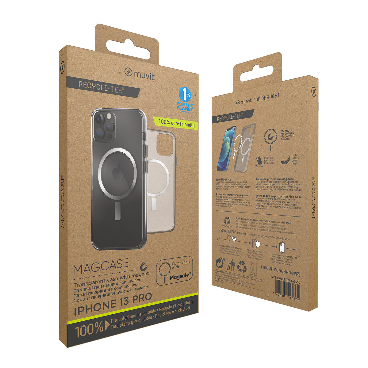 Mobile cover Muvit for Change iPhone 13 Pro Magnetic