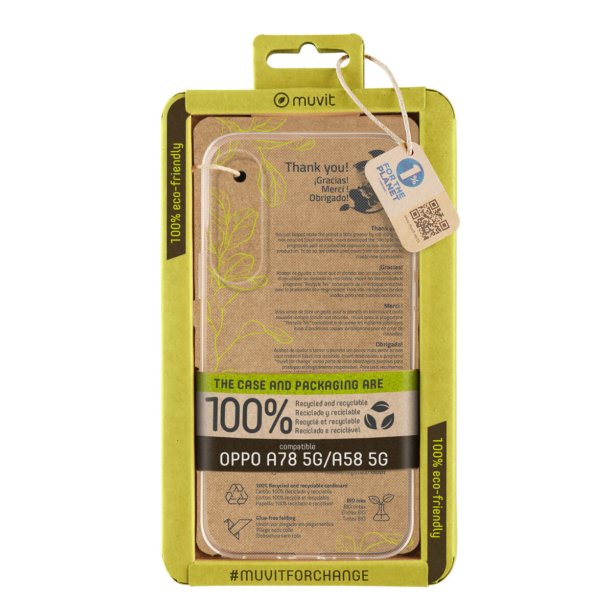 Mobile cover Muvit for Change A78 5G/A58 5G