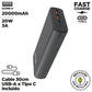 Powerbank Muvit for Change DP200G-R-PD Black 20 W