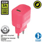 Wall Charger Muvit for Change Magenta 25 W