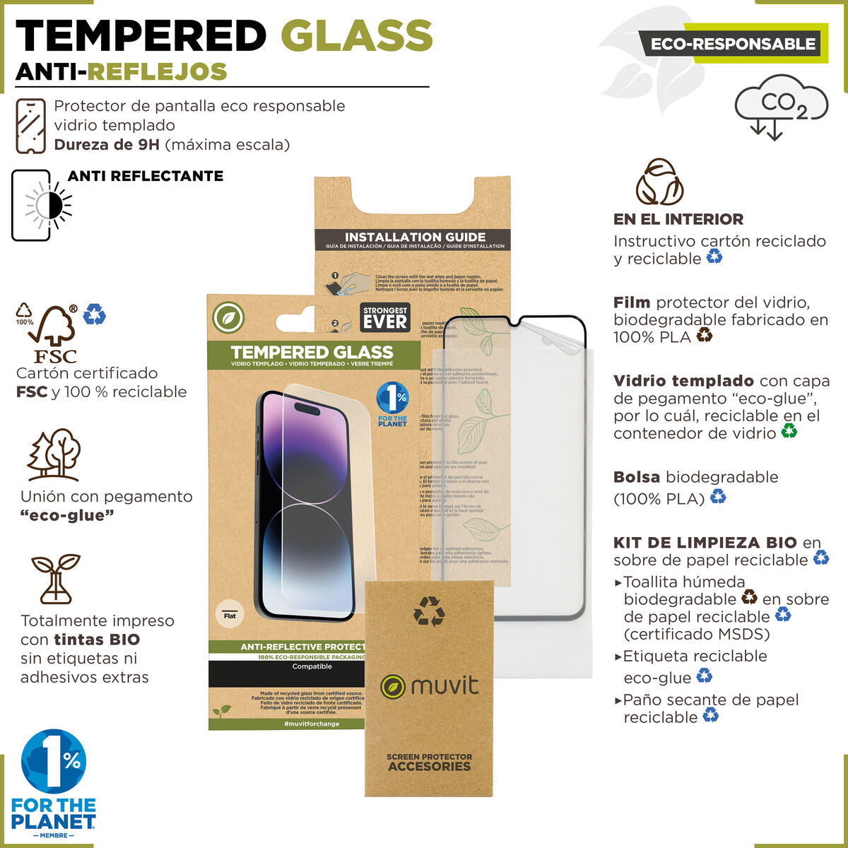 Mobile Screen Protector Muvit for Change for change