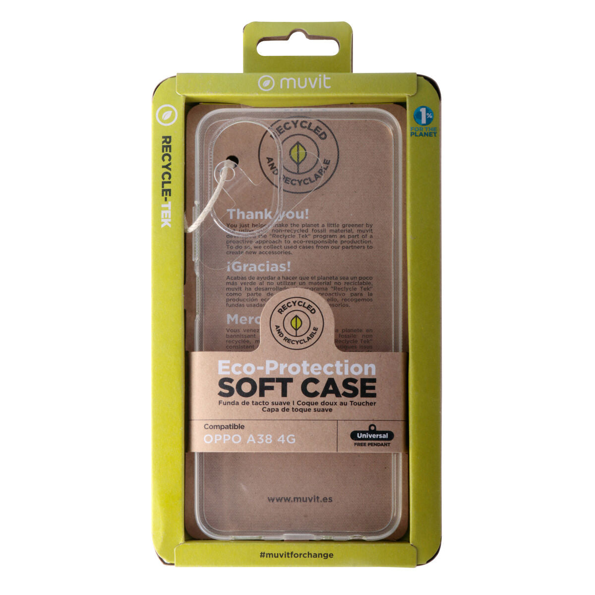 Mobile cover Muvit for Change Oppo A38 4G OPPO A38