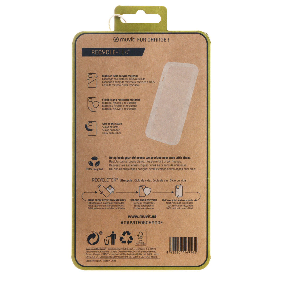 Mobile cover Muvit for Change Oppo A38 4G OPPO A38