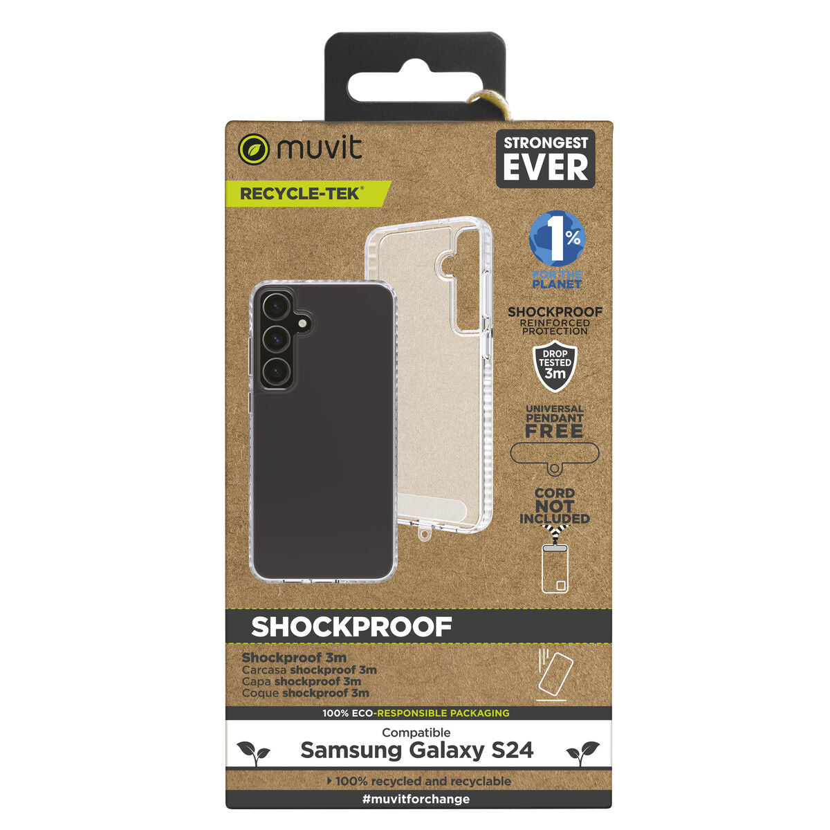 Mobile cover Muvit for Change Galaxy S24 Galaxy S24