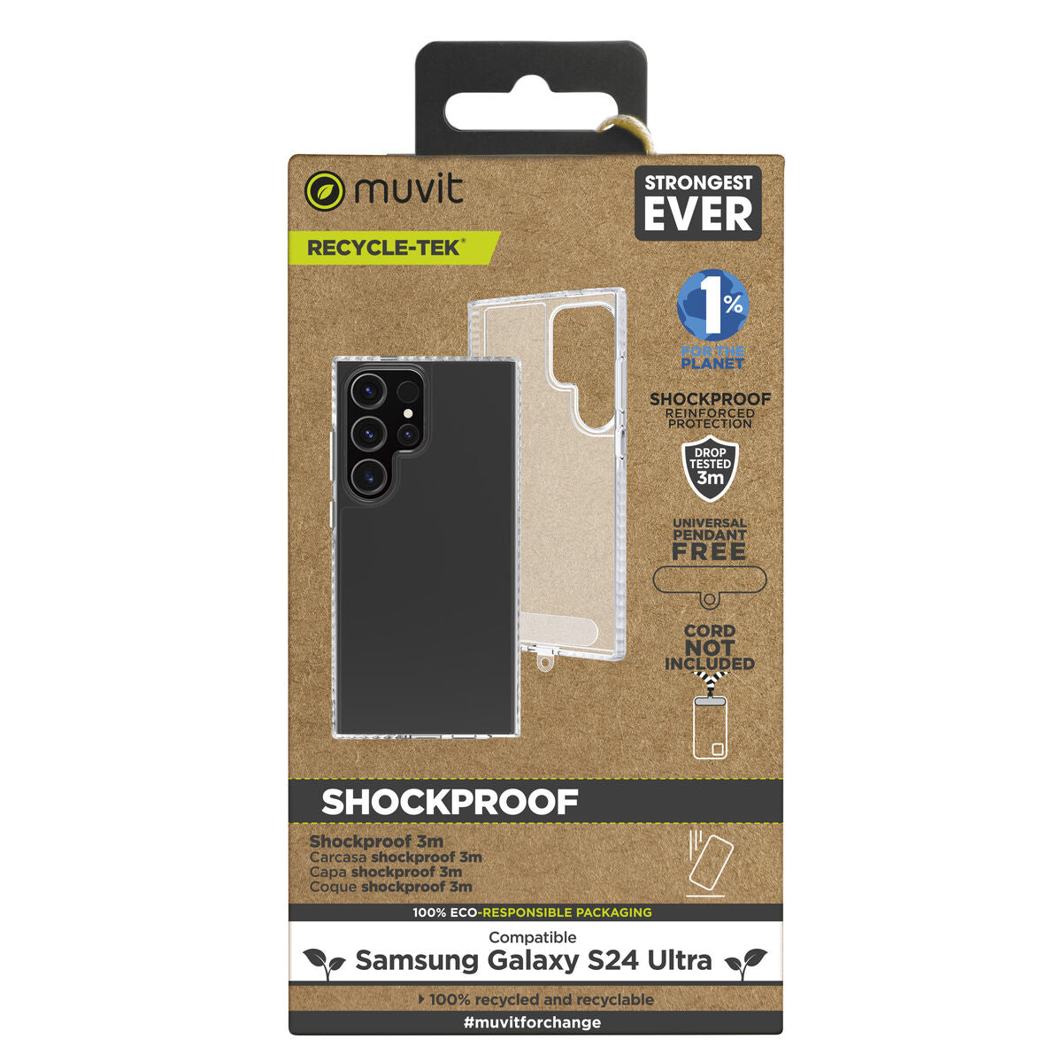 Mobile cover Muvit for Change Galaxy S24 Ultra