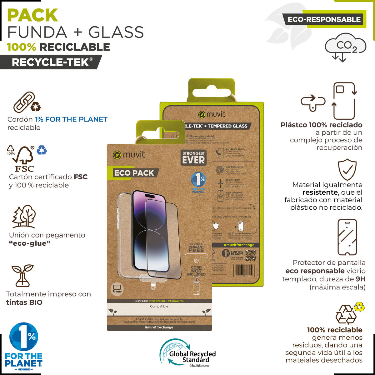 Mobile Case and Protector Muvit for Change Galaxy S24 Galaxy S24