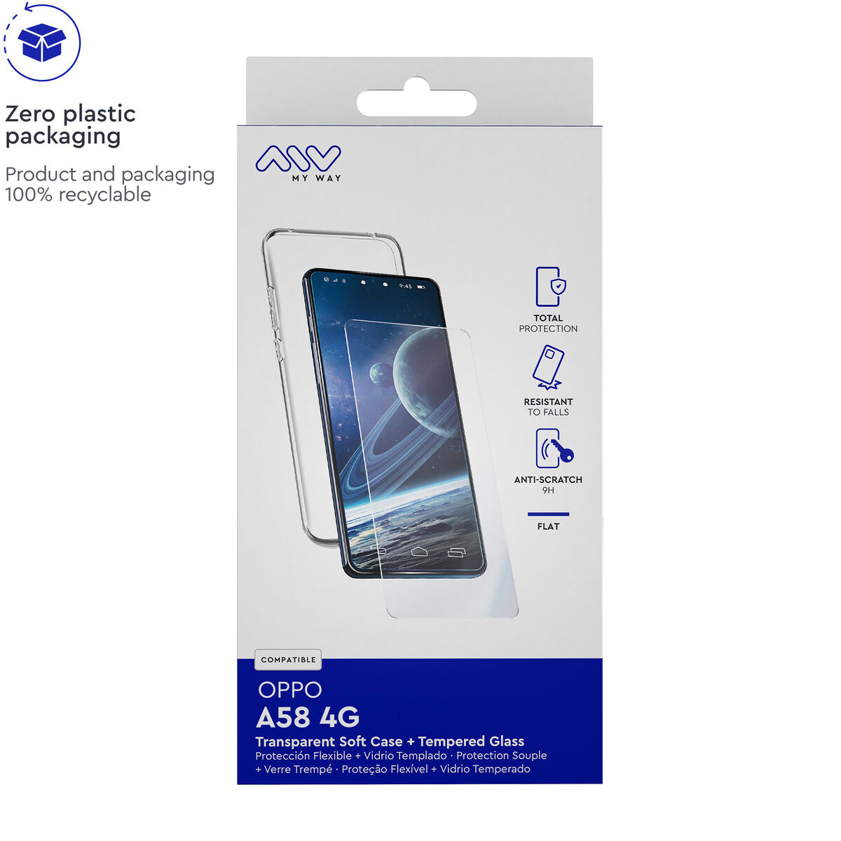 Mobile Case and Protector Myway A58 4G Oppo A57s