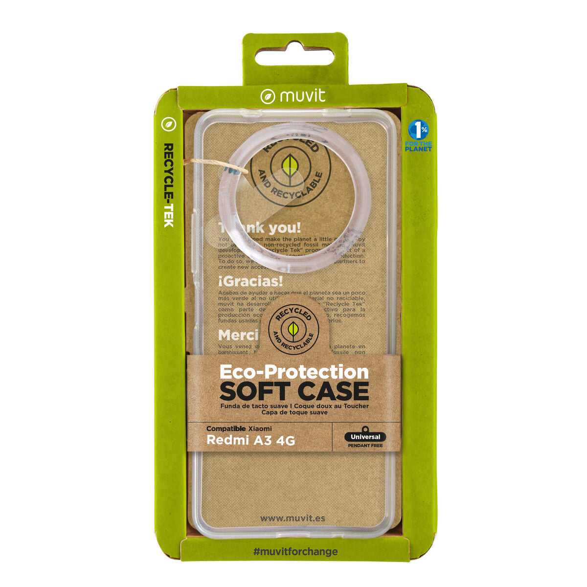 Mobile cover Muvit for Change Redmi A3 4G