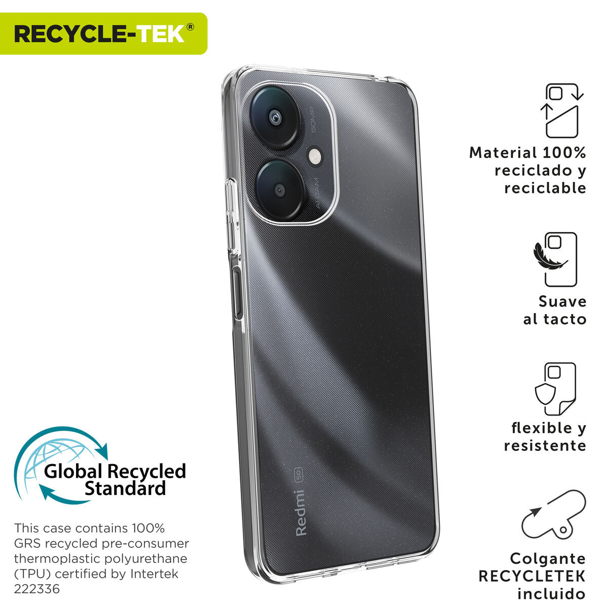 Mobile cover Muvit for Change Redmi 13C 5G/4G