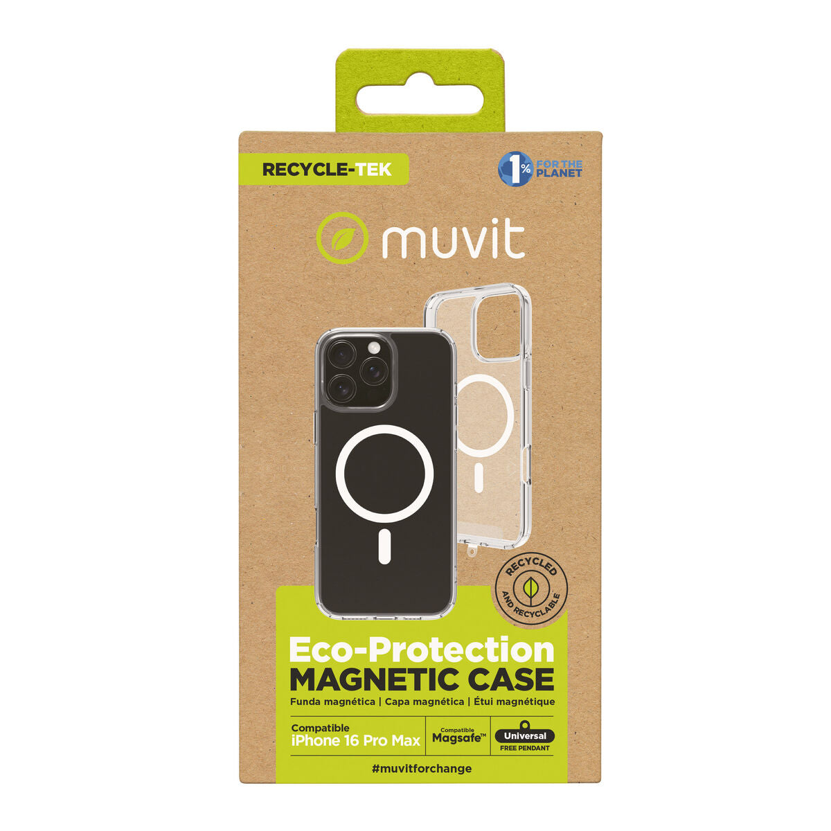 Mobile cover Muvit for Change iPhone 16 Pro Max Magnetic