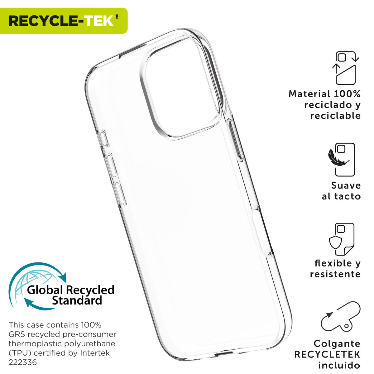 Mobile cover Muvit for Change iPhone16 Pro