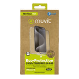Mobile Case and Protector Muvit for Change iPhone 16 Black