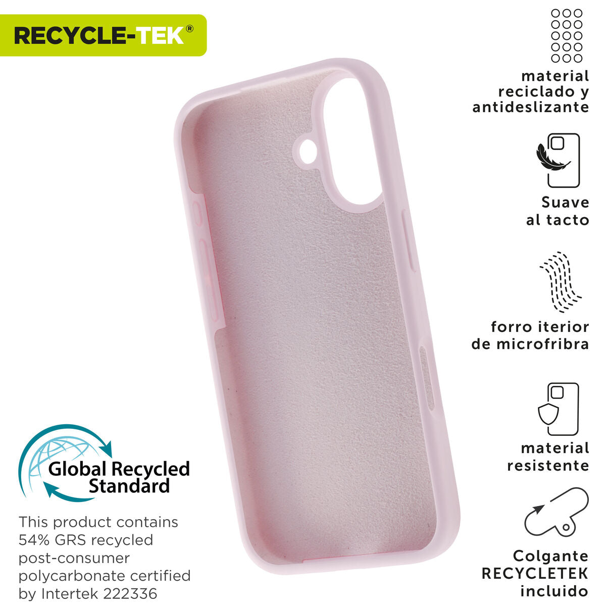 Mobile cover Muvit for Change iPhone 16 Pink