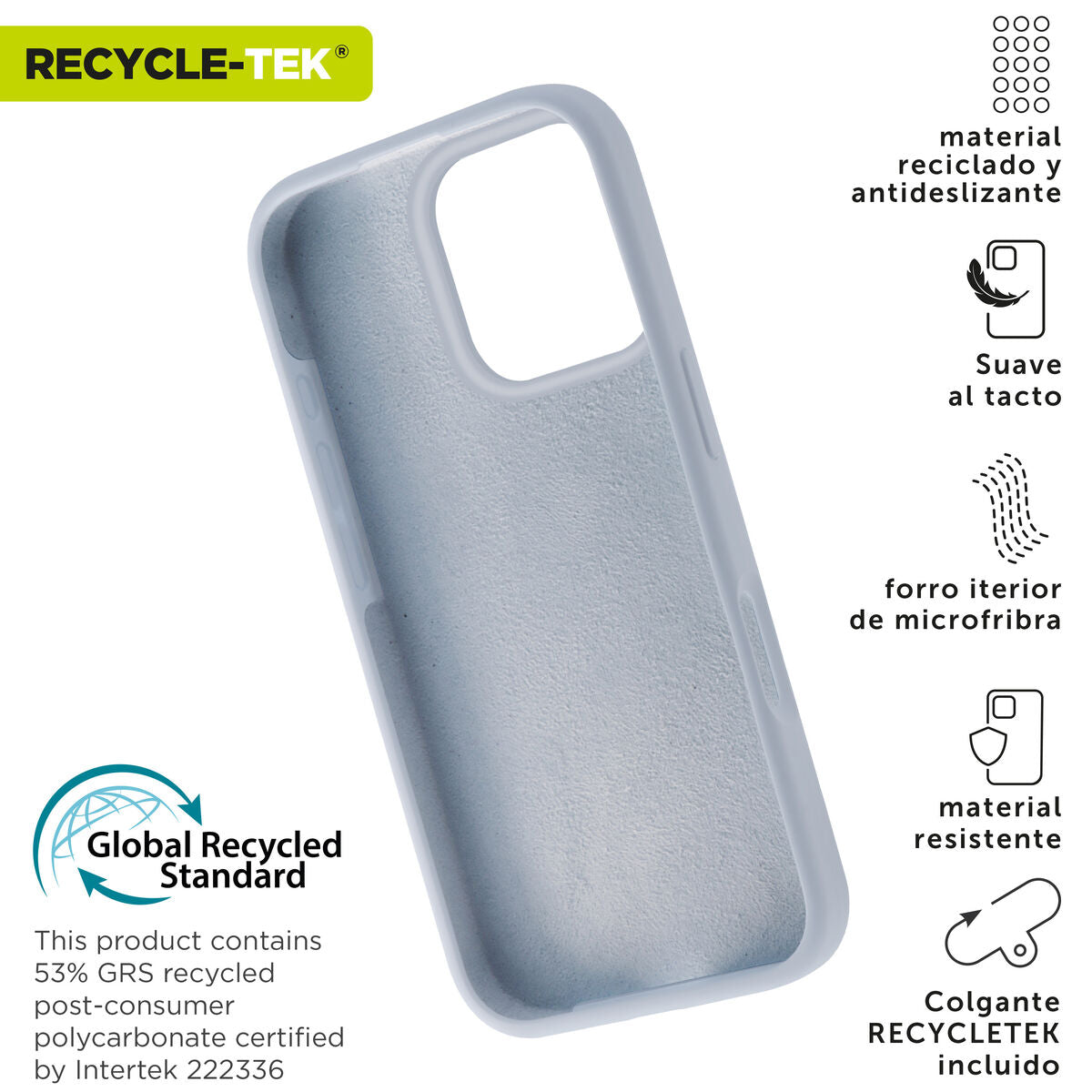 Mobile cover Muvit for Change iPhone 16 Pro Blue