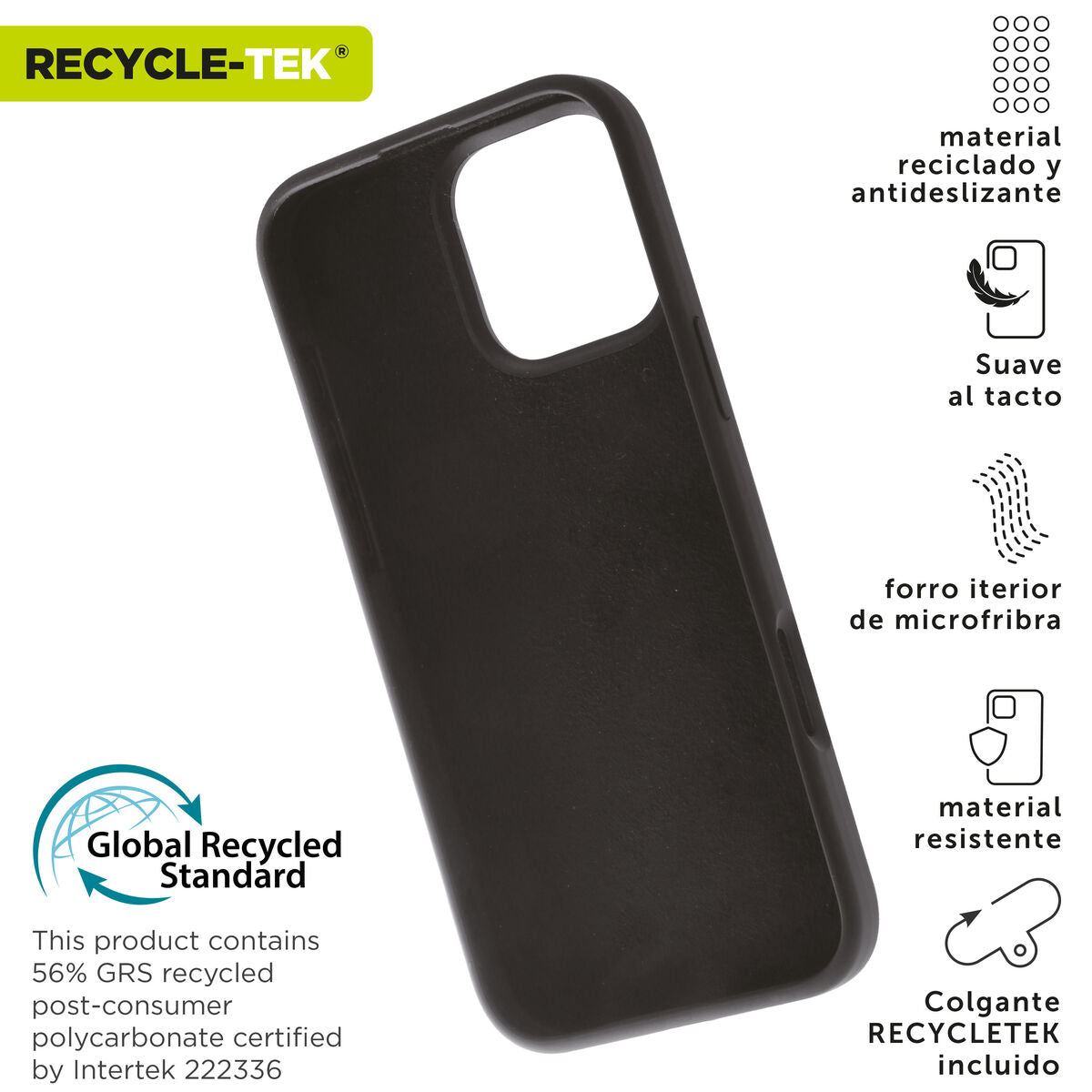 Mobile cover Muvit for Change iPhone 16 Pro Max Black