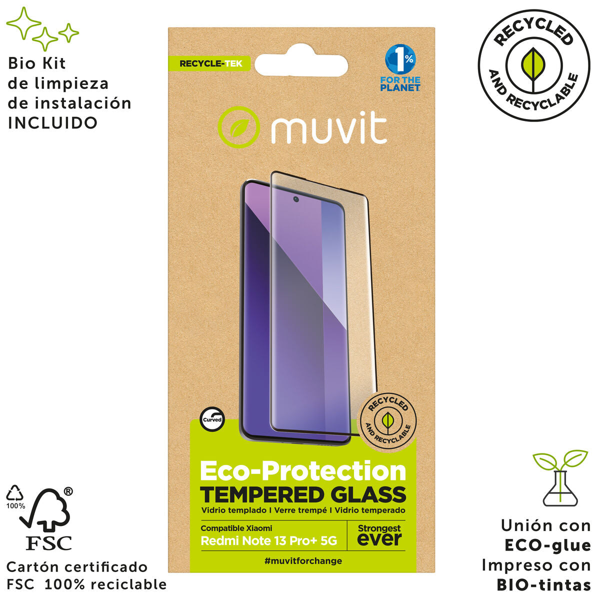 Mobile Screen Protector Muvit for Change Redmi Note 13 Pro+ 5G