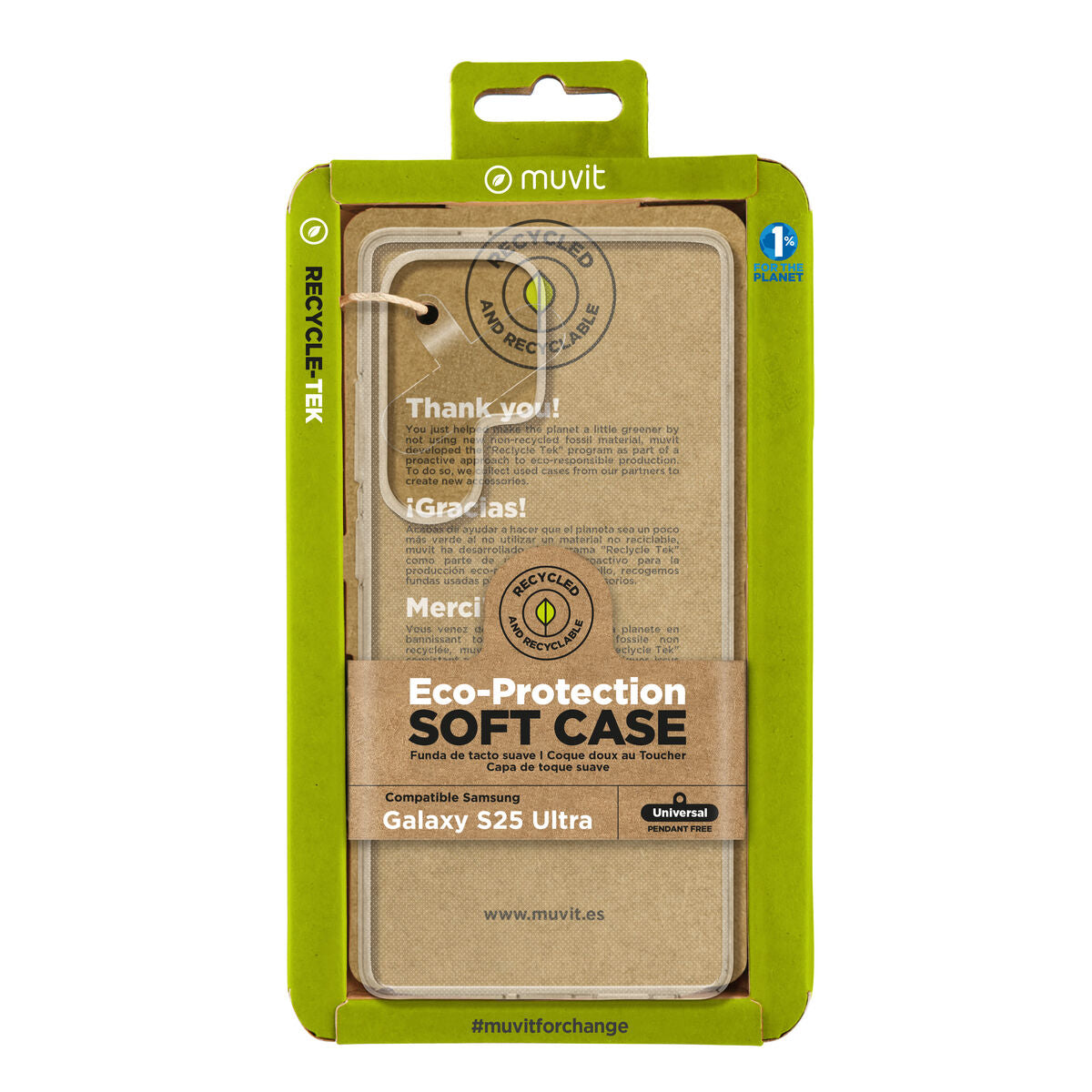 Mobile cover Muvit for Change Galaxy S25 Ultra Galaxy S25 Ultra