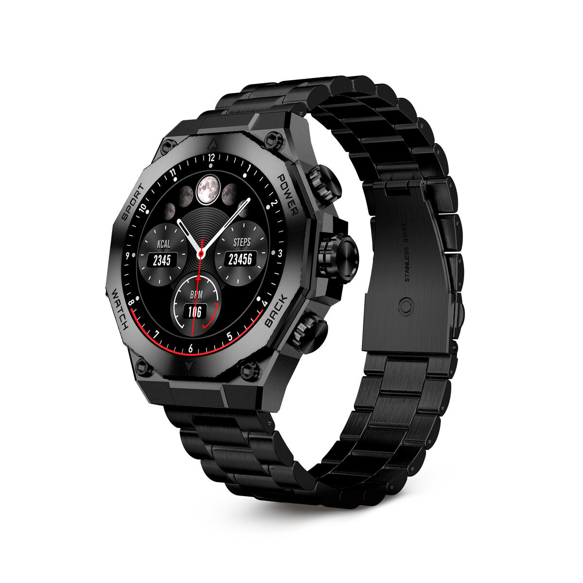 Smartwatch KSIX Titanium Black 1,43"