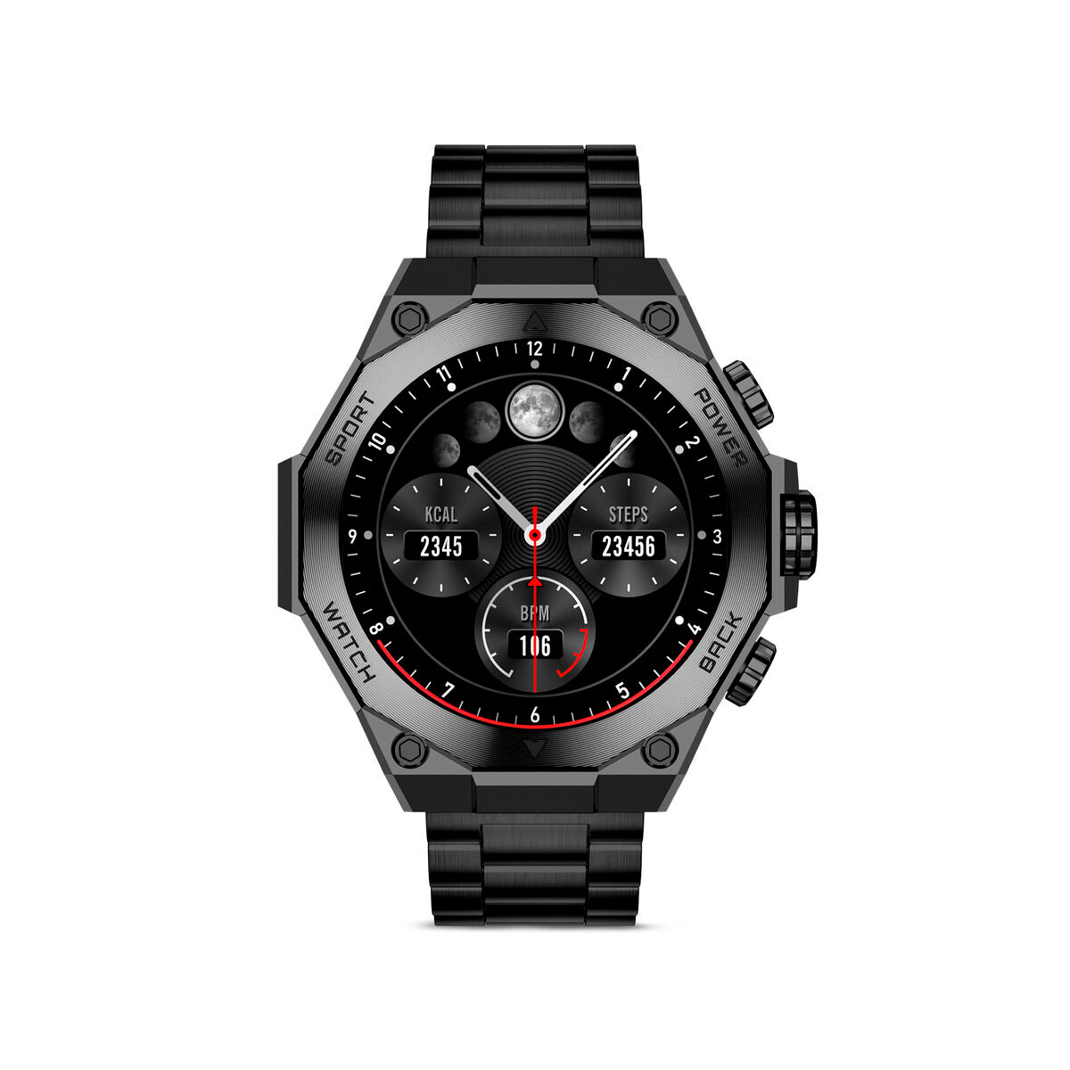 Smartwatch KSIX Titanium Black 1,43"