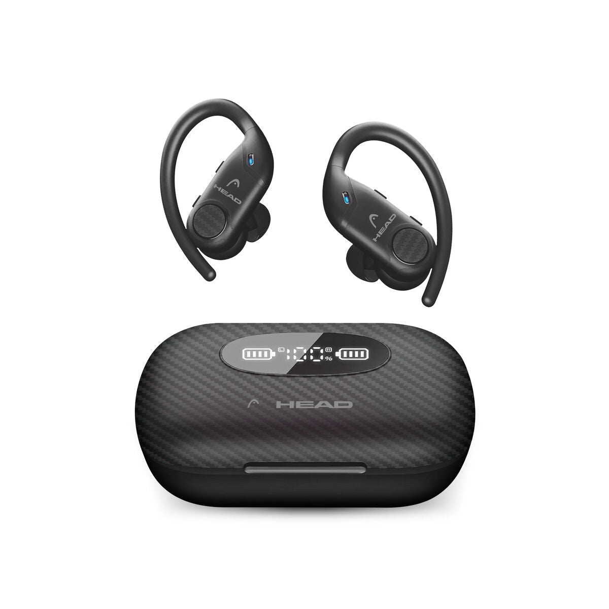 Wireless Headphones Head TWS FLEX HOOKS Black