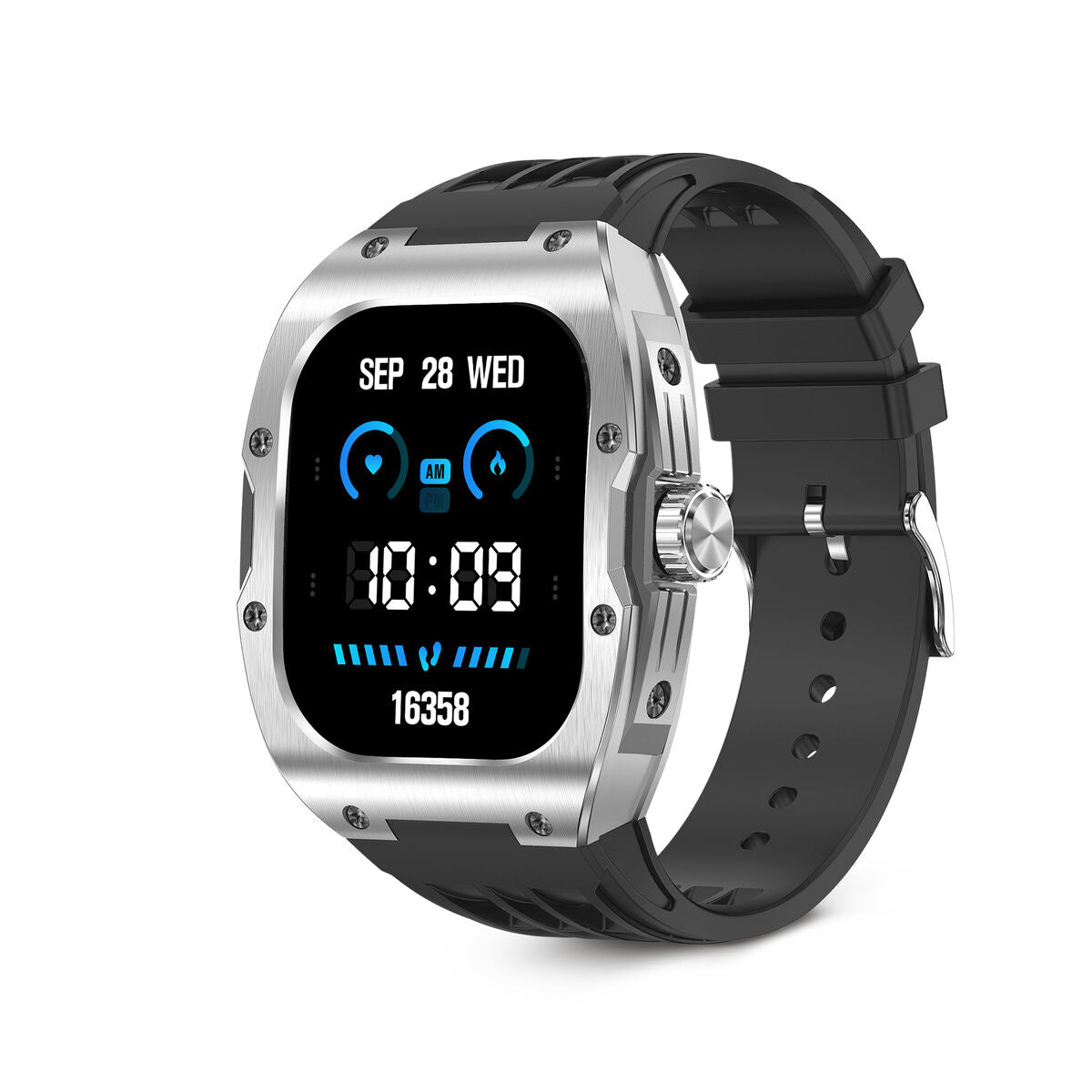 Smartwatch KSIX Hero Black 1,95" 45 mm