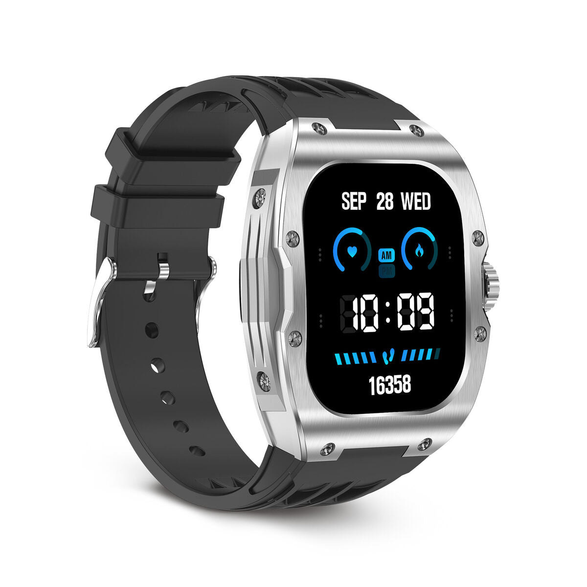 Smartwatch KSIX Hero Black 1,95" 45 mm